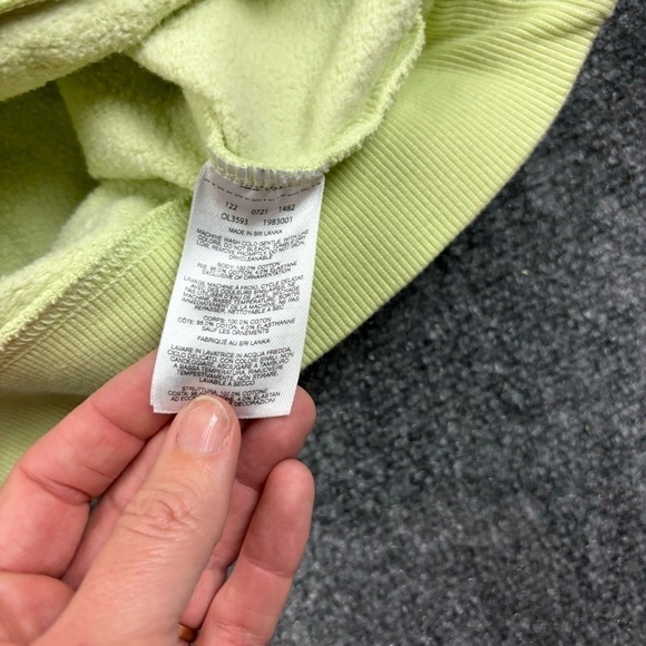 MOUNTAIN HARD WEAR Women’s Green/yellow hooded sweatshirt size: Large - Picture 5 of 8